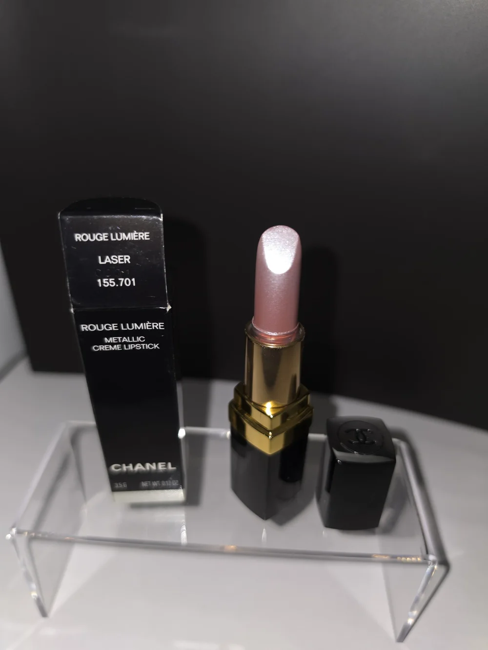 SUPER RARE VINTAGE CHANEL Rouge Lumière Metallic Creme Lipstick - 